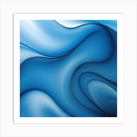 Abstract Blue Background 1 Art Print
