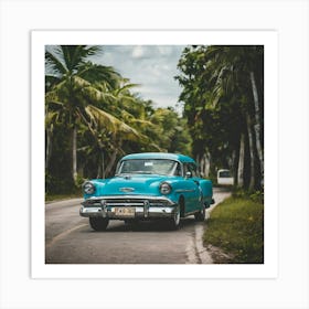 Classic Car In Cuba 6 Art Print