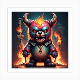 Troll Bear Art Print