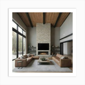 Modern Living Room 31 Art Print