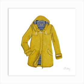 Yellow Jacket Art Print