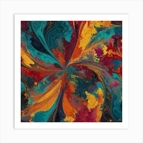 Abstract Painting 1161 Art Print