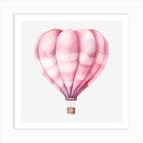 Pink Hot Air Balloon 5 Art Print