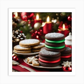 Christmas Cookies 3 Art Print