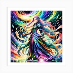 Rainbow Woman 3 Art Print