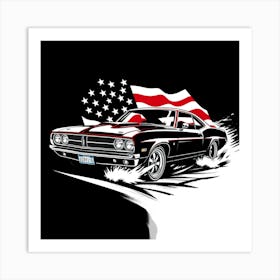 American Muscle Car 2 Art Print