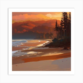 Iron shores Art Print