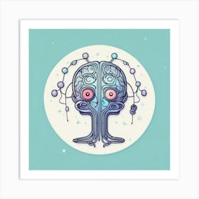 Brain 11 Art Print