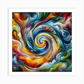 Abstract Painting 6 Art Print