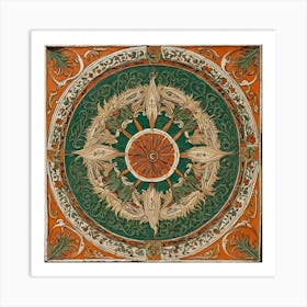 Rococo Tile Art Print