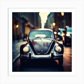 VW Beetle Art Print