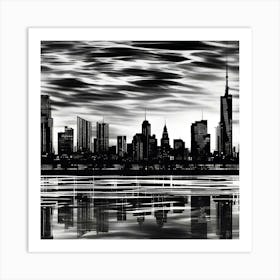 New York City Skyline 57 Art Print