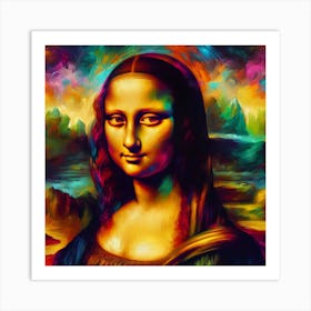 Mona Lisa 4 Art Print