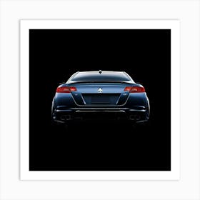 Rear View Of A Car Art Print