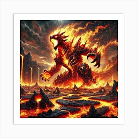 Molten Fury Converted Art Print