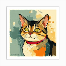 Cat Portrait Art Print