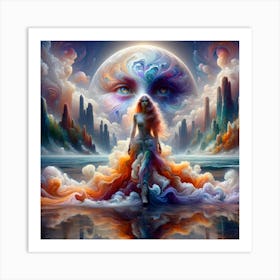 Psychedelic Painting Art Print