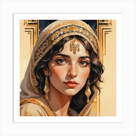 Egyptian Woman 1 Art Print