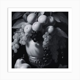 Fruit In A Vase Art Print