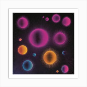 Abstract Spheres Art Print