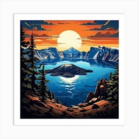 Crater Lake National Park Art Print