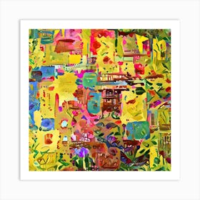 Abstract Painting 1 Art Print