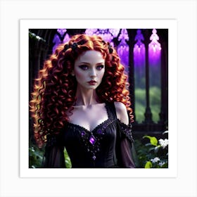 Gothic Doll Art Print