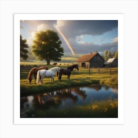 Lucky Farms Art Print