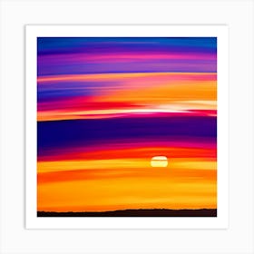 Sunset 3 Art Print