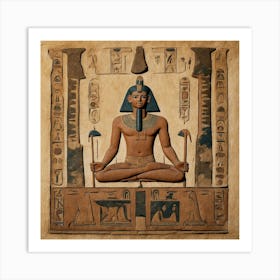 Default Hotep Is An Egyptian Word That Roughly Translates As T 0 1 Art Print