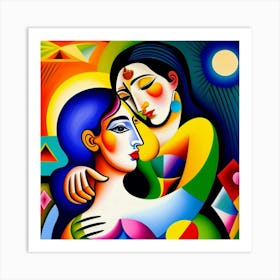 Mother love  Art Print