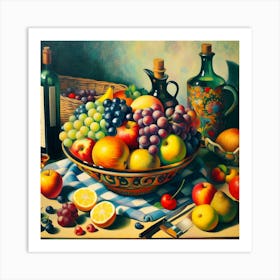 Fruit Bowl Art Print