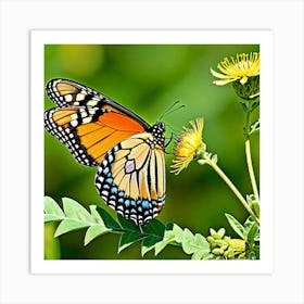 Butterflies Insect Lepidoptera Wings Antenna Colorful Flutter Nectar Pollen Metamorphosis (10) Art Print