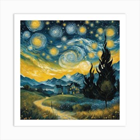 Starry Night 26 Art Print