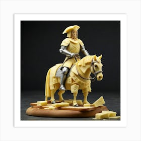 Knight On Horseback Art Print