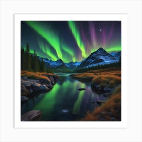 Aurora Borealis 180 Art Print