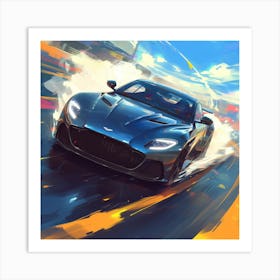 Aston Martin DBS Art Print