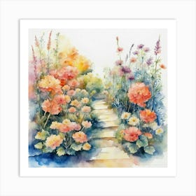 Garden Path Art Print