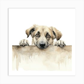 Dog Painting Art Print