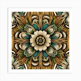 Floral Pattern 17 Art Print