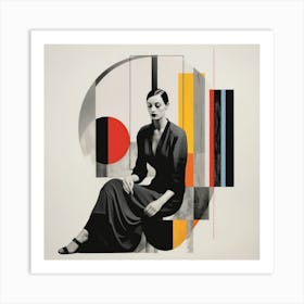 Bauhaus Israeli Woman 01 Art Print