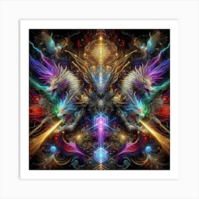 Psychedelic Art 11 Art Print