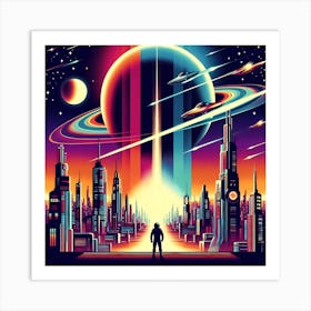 Sci-Fi Poster Art Print