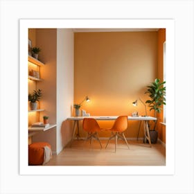 Home Office 24 Art Print