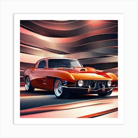 Chevrolet Corvette 1 Art Print