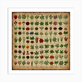 Herbs Of The World Art Print