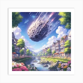 A Meteorite Art Print