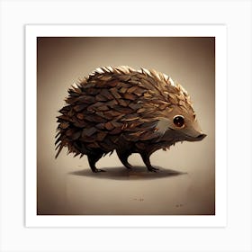 Hedgehog Art Print