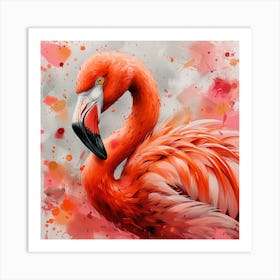 Flamingo 10 Art Print