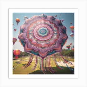 Hot Air Balloons Art Print